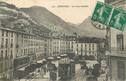 / CPA FRANCE 38 "Grenoble, la place Grenelle"