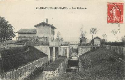 / CPA FRANCE 38 "Charavines les Bains, les écluses"