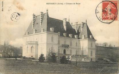 / CPA FRANCE 38 "Heyrieux, château de Rajat"