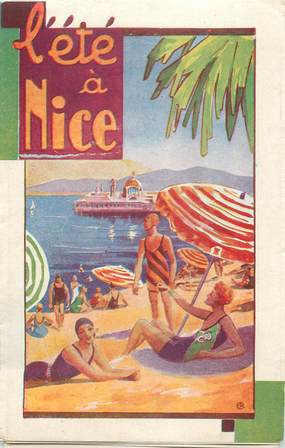 CPA / PETIT PAPIER DEPLIANT FRANCE 06 "Nice"