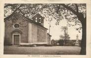 38 Isere / CPA FRANCE 38 "Charvieu, l'église et le monument"