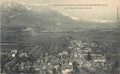 / CPA FRANCE 38 "Environs de Pontcharra sur Bréda, Villard Benoit et la dent de Granier"