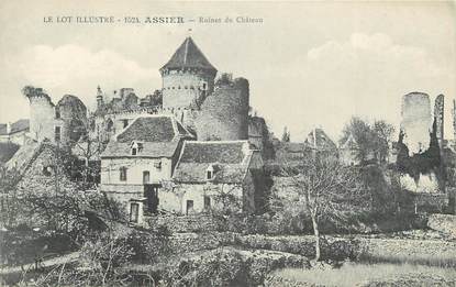 CPA FRANCE 46 "Assier, le Chateau"