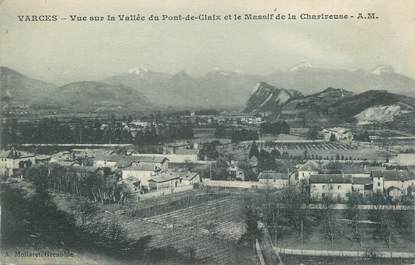 / CPA FRANCE 38 "Varces, vue sur la vallée du pont de Claix et le massif de la Chartreuse"