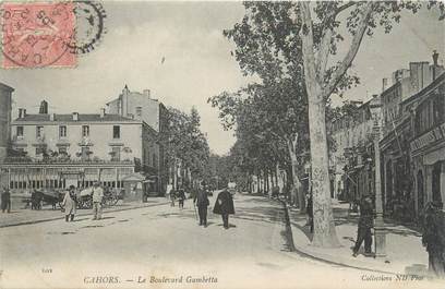 CPA FRANCE 46 "Cahors, le Boulevard Gambetta"