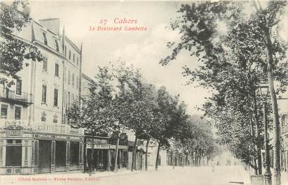 CPA FRANCE 46 "Cahors, le Boulevard Gambetta"
