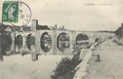 CPA FRANCE 46 "Cahors, le Pont"