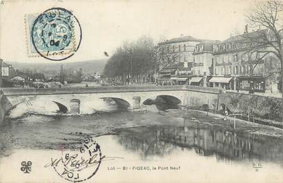 CPA FRANCE 46 "Figeac, le Pont"