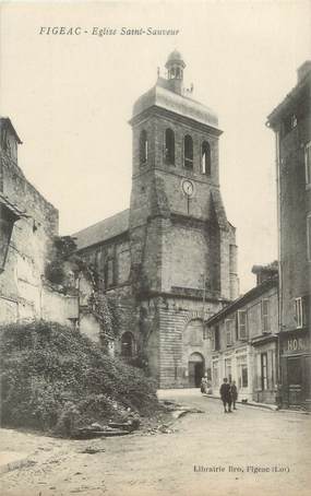 CPA FRANCE 46 "Figeac, l'Eglise"