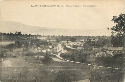 / CPA FRANCE 38 "La Batie Montgascon, village d'Evrieu"