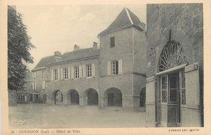 CPA FRANCE 46 "Goudron, Hotel de Ville"