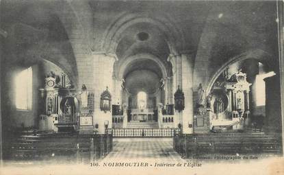 CPA FRANCE 85 'Ile de Noirmoutier, Interieur de l'Eglise"