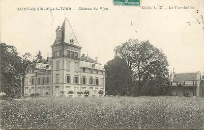 / CPA FRANCE 38 "Saint Clair de la Tour, château du Vion"