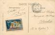 MARCOPHILIE VIGNETTE sur CPA FRANCE 13 "Marseille" / Exposition internationale d'Electricité 1908