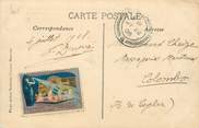 Marcophilie (Lettre Et Cartes) MARCOPHILIE VIGNETTE sur CPA FRANCE 13 "Marseille" / Exposition internationale d'Electricité 1908