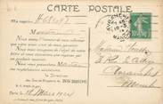 Marcophilie (Lettre Et Cartes) MARCOPHILIE / LE BON MARCHE sur CPA FRANCE 75 "Paris"