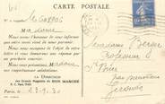 Marcophilie (Lettre Et Cartes) MARCOPHILIE / LE BON MARCHE sur CPA FRANCE 75 "Paris"