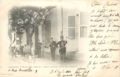 CPA ALGERIE "Margueritte, Insurrection, maison gardée"