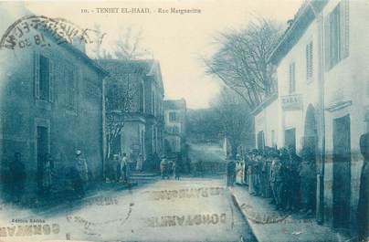 CPA ALGERIE "Teniet El Haad, rue Marguerite"