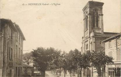 / CPA FRANCE 38 "Heyrieux, l'église"