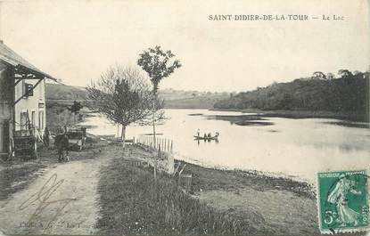 / CPA FRANCE 38 "Saint Didier de la Tour, le lac"