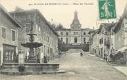 38 Isere / CPA FRANCE 38 "Saint Jean de Bournay, place des Terreaux"