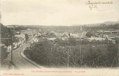 / CPA FRANCE 38 "Les Ponts de Beauvoisin, vue générale"