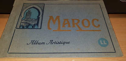 CARNET MAROC / Album artistique (Marrakech, Rabat, Casablanca, Sale, Volubilis...)