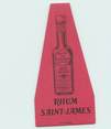 Vieux Papier PETIT PAPIER PUBLICITAIRE RHUM SAINT JAMES / ALCOOL BOISSON