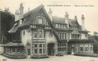 / CPA FRANCE 78 "Louveciennes Marly, manoir du coeur Volant"