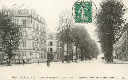 / CPA FRANCE 78 "Versailles, rue des réservoirs et hôtel Vatel"
