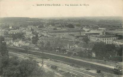 / CPA FRANCE 78 "Saint Cyr l'école, vue générale de l'école"