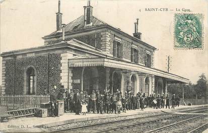 / CPA FRANCE 78 "Saint Cyr, la gare"