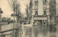 CPA FRANCE 94 "Joinville le Pont, inondations 1910, rond point de Potangis, avenue de l'Ile" / ÉPICERIE / DENTISTE