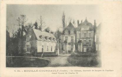 CPA FRANCE 85 "Bouillé Courdault, le Chateau"
