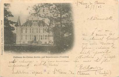 CPA FRANCE 85 "Chateau du Chêne Bertin par Bournezeau"