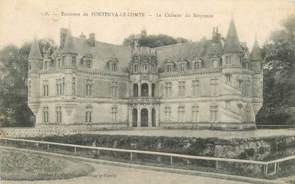 CPA FRANCE 85 "Env. de Fontenya le Comte, Chateau du Bourneau"