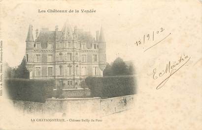 CPA FRANCE 85 "la Chataigneraie, Chateau Bailly du Pont"