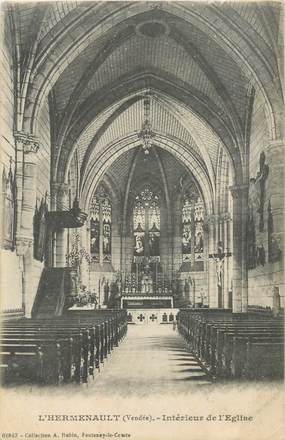 CPA FRANCE 85 "L'Hermenault, interieur de l'Eglise"