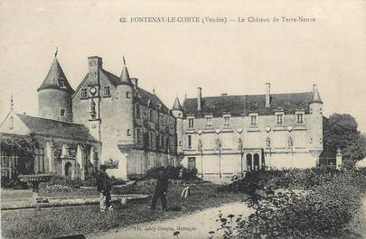 CPA FRANCE 85 "Fontenay le Comte, chateau de Terre Neuve"