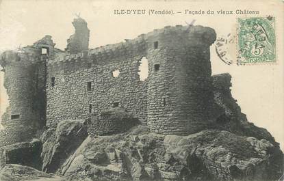 CPA FRANCE 85 "Ile d'Yeu, le chateau"