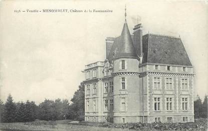 CPA FRANCE 85 "Menomblet, Chateau de la Fauconnière"