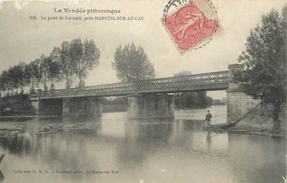 CPA FRANCE 85 "Le Pont de Lavault près Mareuil sur le Lay"