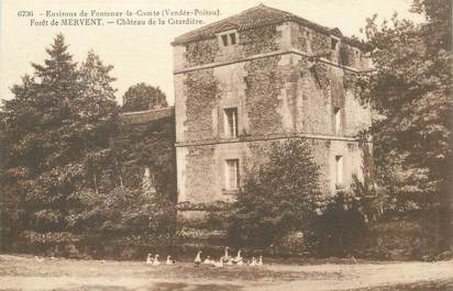 CPA FRANCE 85 "Foret de Mervent, Chateau de la Citardière"