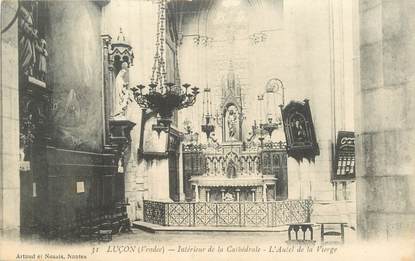 CPA FRANCE 85 "Luçon, interieur de la cathédrale"