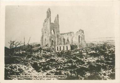 PHOTO FRANCE 62 "Ablain Saint Nazaire, ruines de l'Eglise"