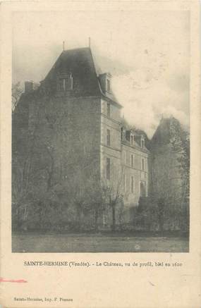 CPA FRANCE 85 "Sainte Hermine, le chateau"