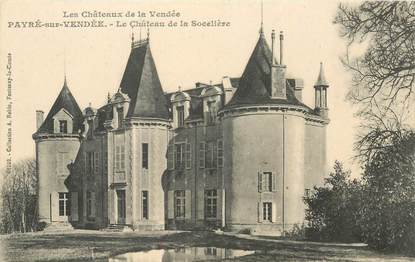 CPA FRANCE 85 "Pavré sur Vendée, le chateau de la Socelière"