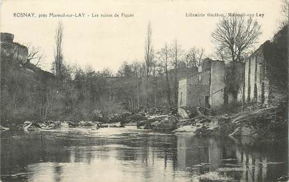 CPA FRANCE 85 "Rosnay près Mareuil sur Lay, les ruines de Piquet"