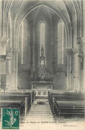 CPA FRANCE 85 "Sainte Flaive, interieur de l'Eglise"